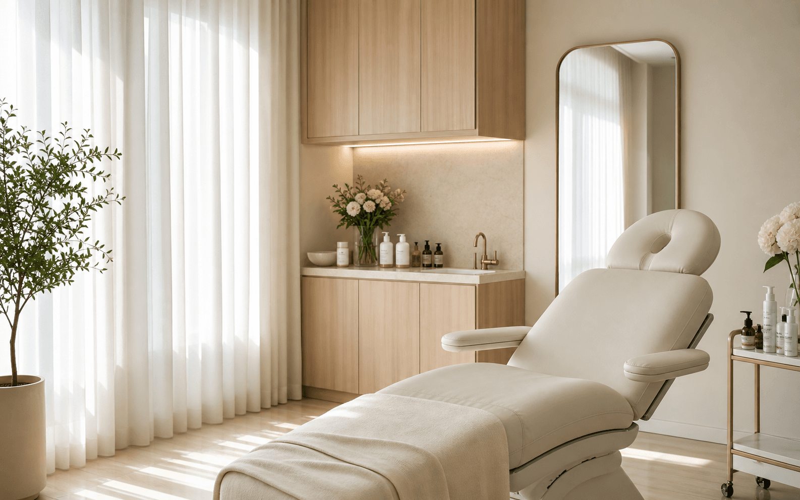 Premium Luxe Aesthetics Studio treatment room