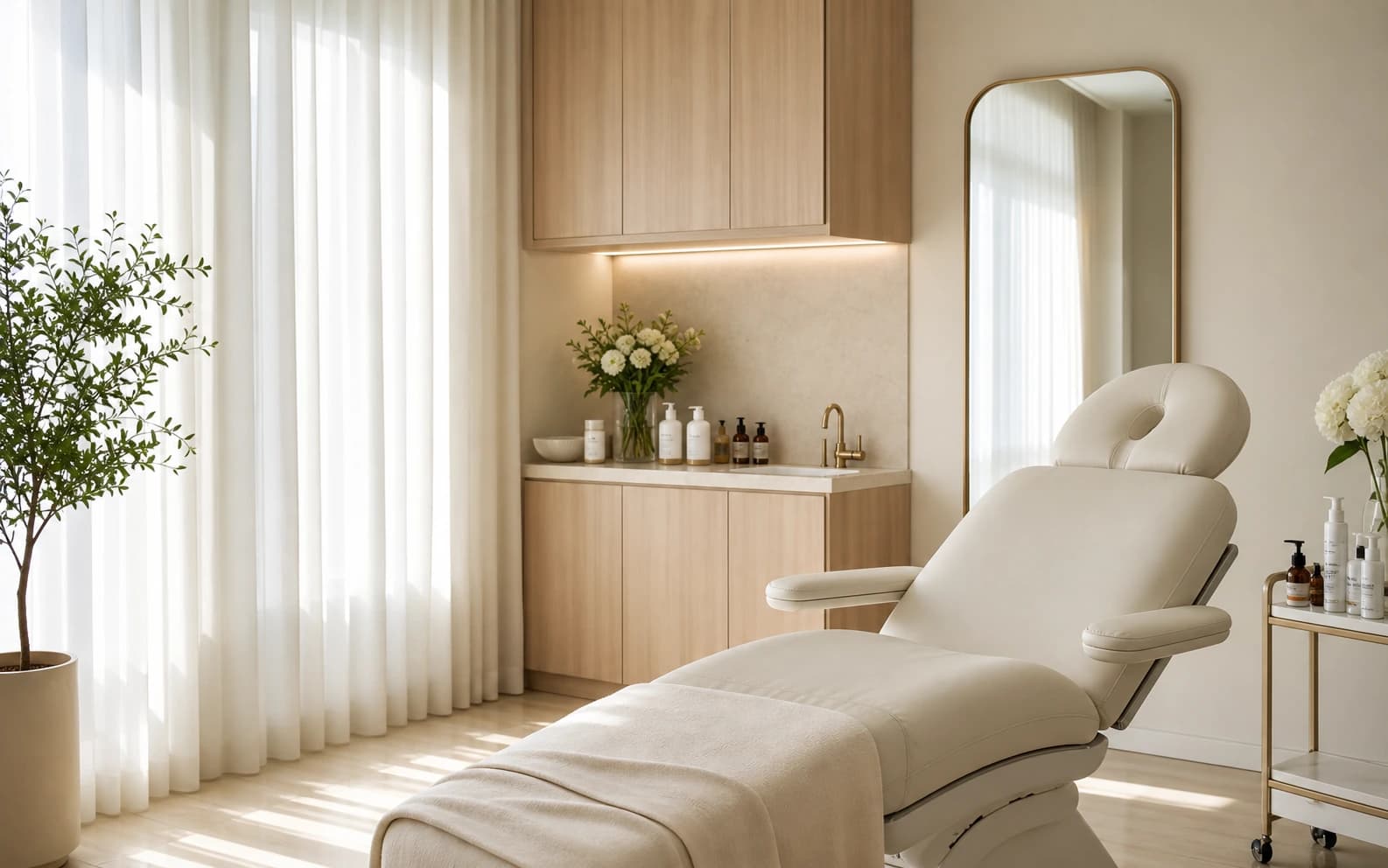 Premium Luxe Aesthetics Studio treatment room